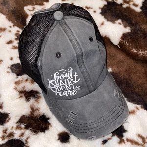 BOAT HAIR DON'T CARE PONYTAIL CAP